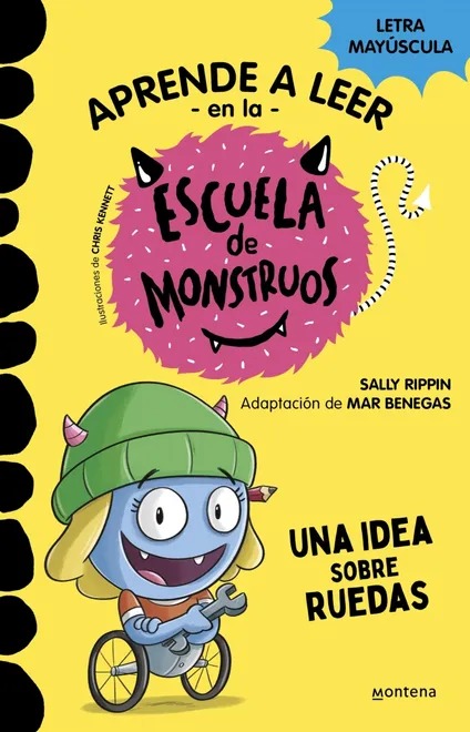 Portada de Aprender a leer en la escuela de monstruos 12 Una idea sobre ruedas