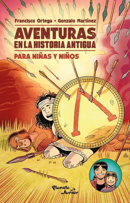 Portada de Aventuras en la historia antigua para niñas y niños