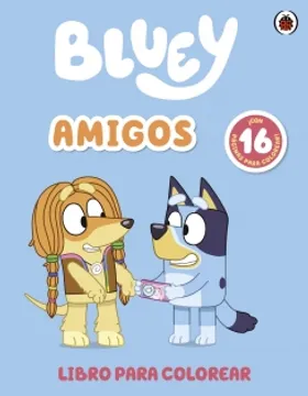 Portada de Bluey: Amigos (Libro para Colorear)