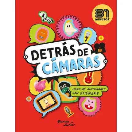 Portada de Detrás de Cámaras (Libro de Actividades)