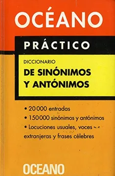 Portada de Diccionario de Sinónimos y Antónimos