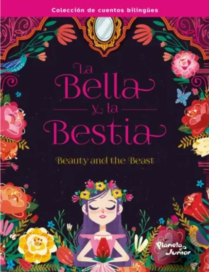 Portada de LA BELLA Y LA BESTIA (colección de cuentos bilingües)