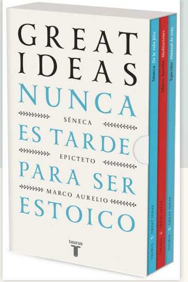 Portada de Nunca Es Tarde para Ser Estoico (Estuche)