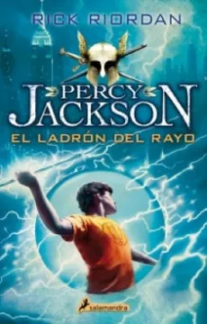 Portada de Percy Jackson el Ladron D el Rayo