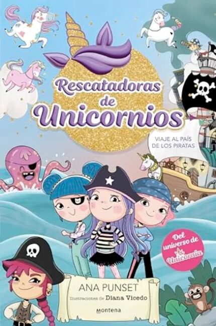 Portada de Rescatadoras de Unicornios 4 Viaje al País de los Piratas