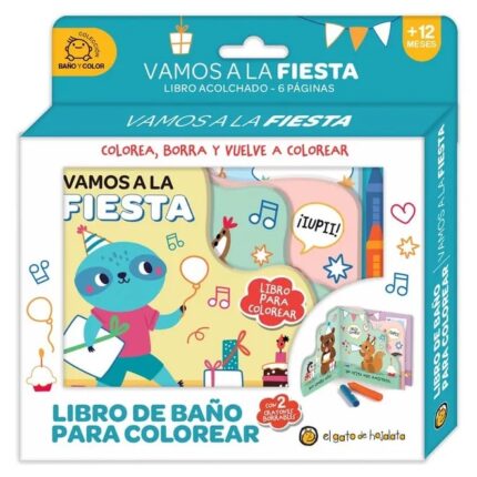 Portada de Vamos a la Fiesta (Baño y Color)